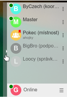 Zavření bočního panelu